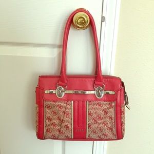 Pink GUESS Shoulder Bag